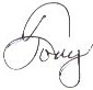 Singer Songwriter, Tony Funderburk's personal signature