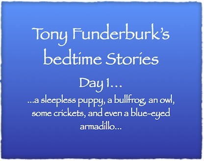 Author, Tony Funderburk, shares his journey through writing a series of Bedtime Stories