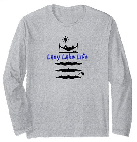 Lazy Lake Life longsleeve tee from Tony Funderburk