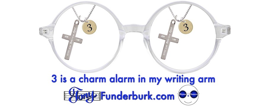 3 is a charm alarm in my writing arm