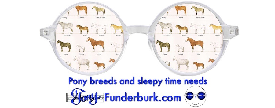 Pony breeds and sleepy time needs