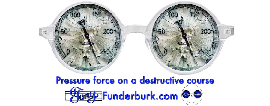 Pressure force on a destructive course