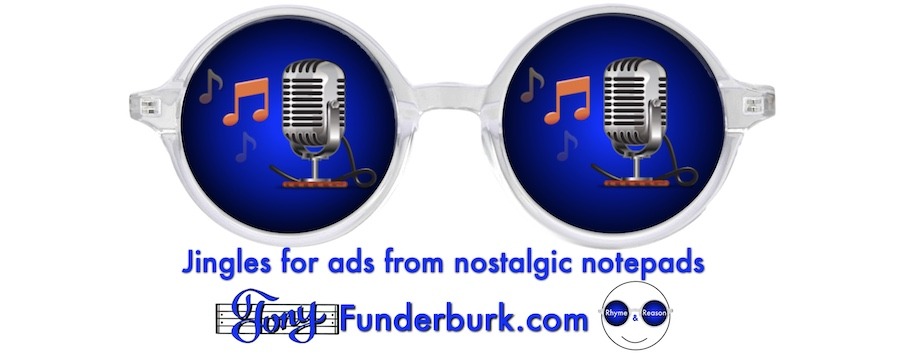 Jingles for ads from nostalgic notepads
