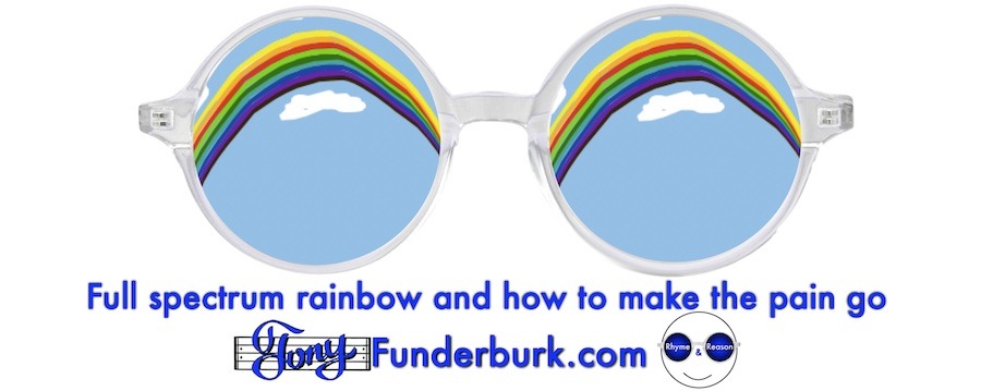 Full spectrum rainbow and how to make the pain go