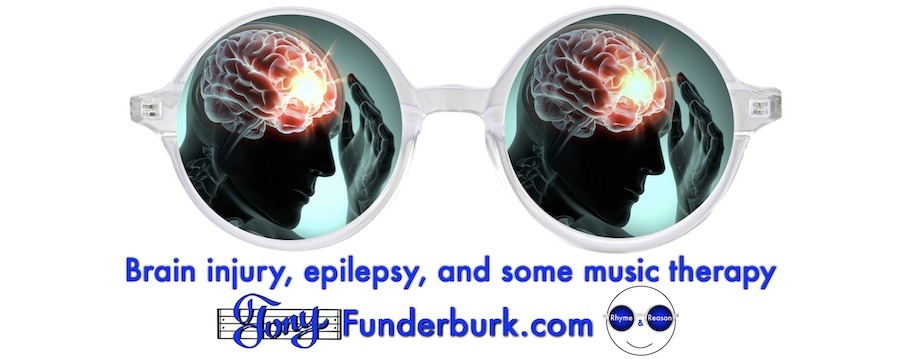 Brain injury, epilepsy, and some music therapy
