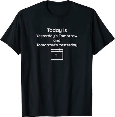 Get your Today IS T-shirt from Rhyme and Reason Merch on Amazon