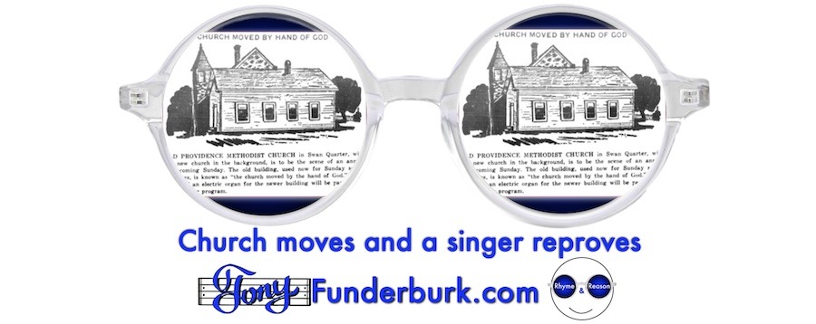 Church moves and a singer reproves