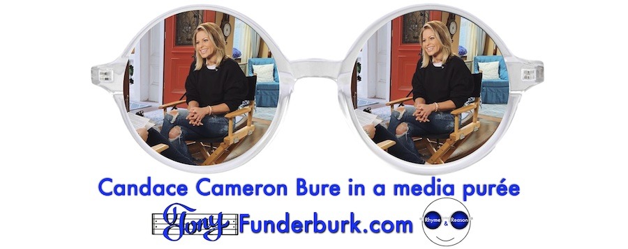 Candace Cameron Bure in a media purée
