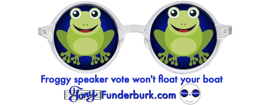 Froggy speaker vote won't float your boat