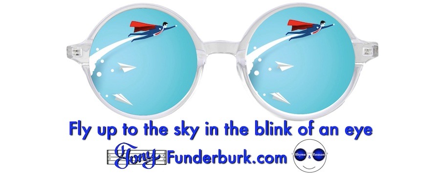 Fly up to the sky in the blink of an eye