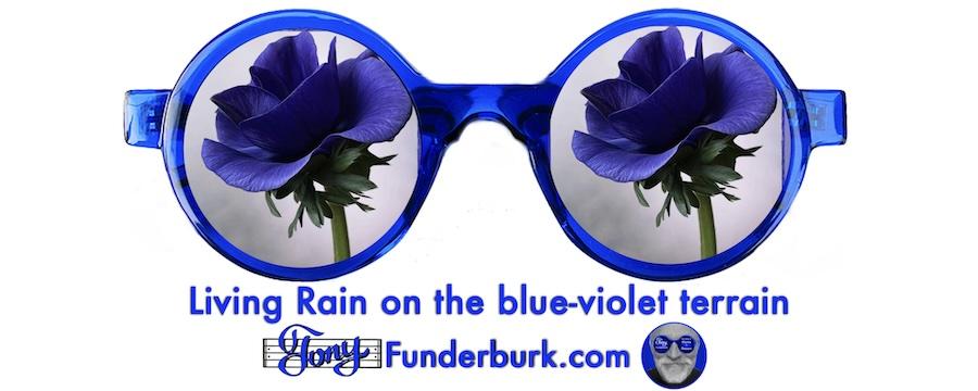 Living Rain on the blue-violet terrain