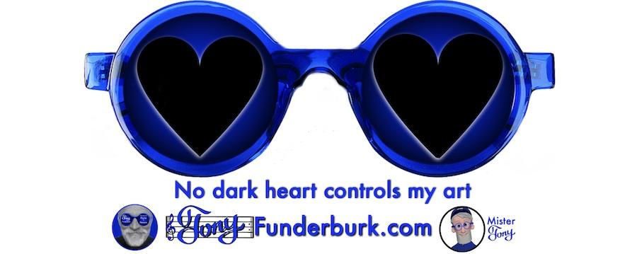 No dark heart controls my art