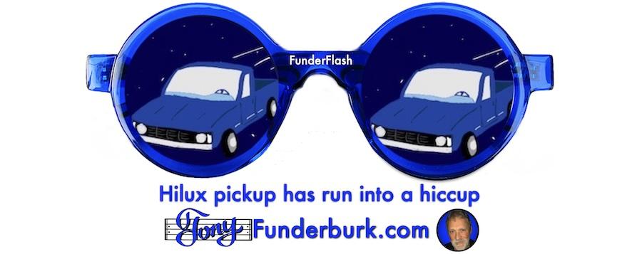 Hilux pickup has run into a hiccup
