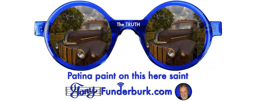 Patina paint on this here saint