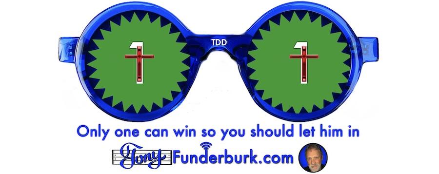 Only one can win so you should let him in