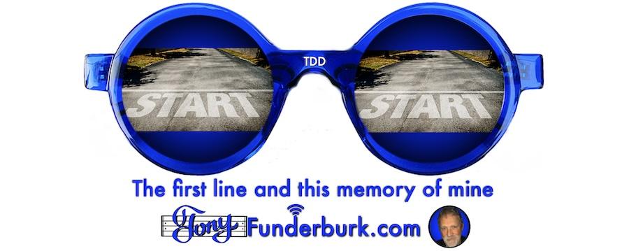 The first line and this memory of mine