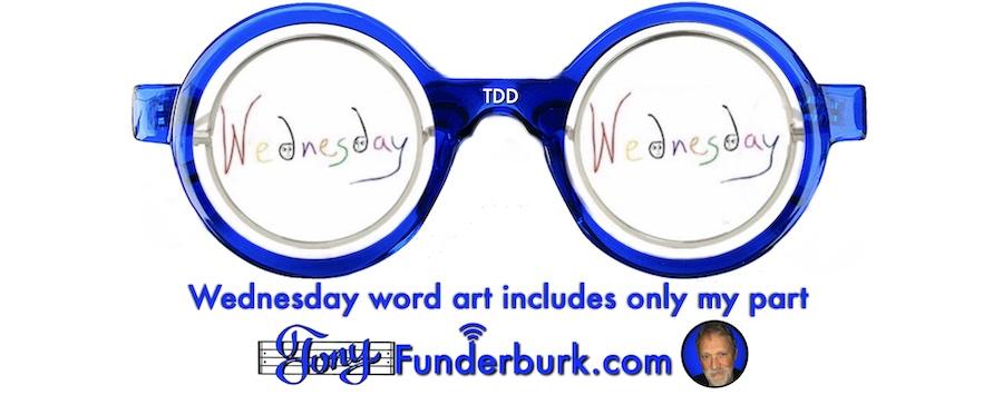 Wednesday word art includes only my part