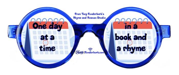 One day at a time in a book and a rhyme