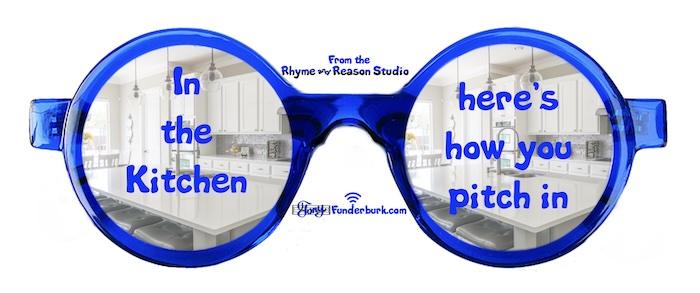 In the kitchen, here's how you pitch in