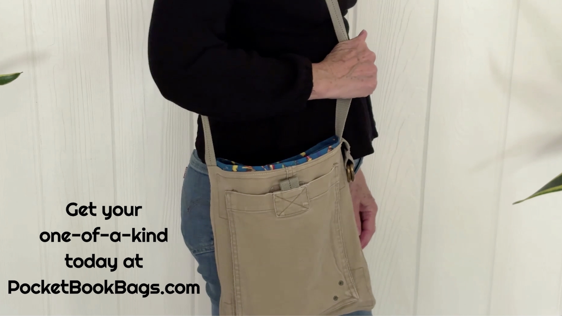MedBrownTealinterior Pocket Purse