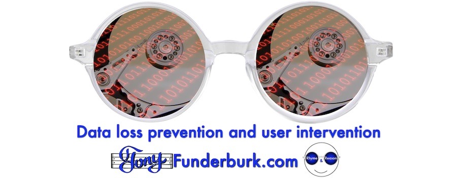 Data loss prevention and user intervention