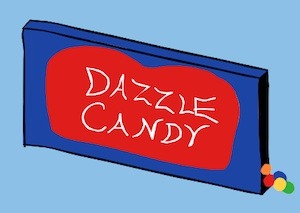 Writing for kids and dishing out dazzle candy...don't worry...children's writer, Tony Funderburk, says it's sugar free and healthy.