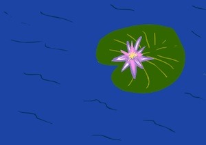 Read the story of the lonely lily pad by children's writer-singer songwriter-illustrator, Tony Funderburk.