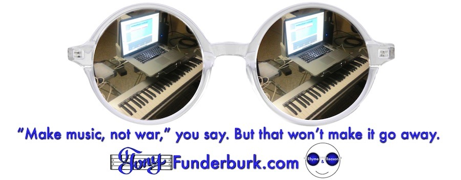 "Make music, not war,"you say. But that won't make it go away.