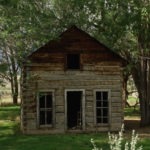 Old Log Cabin near Rifle Colorado