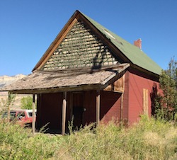 The old house in this picture becomes a metaphor at the fingers of writer singer illustrator, Tony Funderburk.