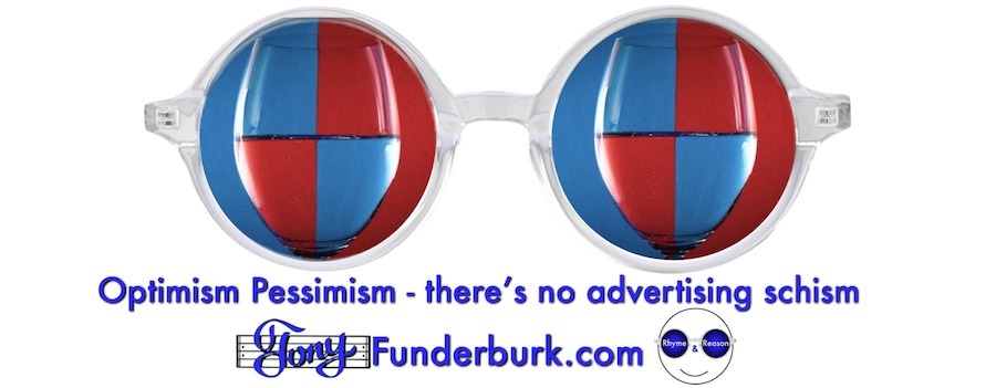 Optimism and pessimism - there's no advertising schism