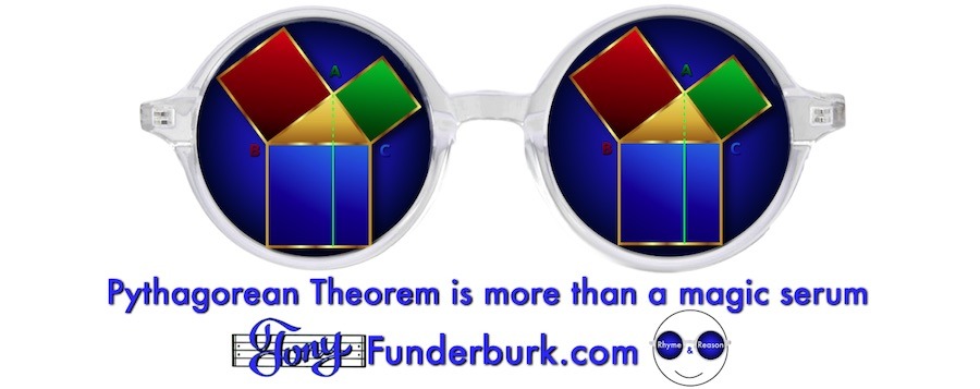 Pythagorean theorem is more than a magic serum.