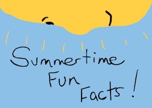 Writer singer illustrator, Tony Funderburk, shares some Summertime Fun Facts in his rhyme time writing for kids.