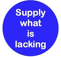 With faith, hope, and love you can find in Jesus, you'll be able to Supply What Is Lacking in the lives of others.