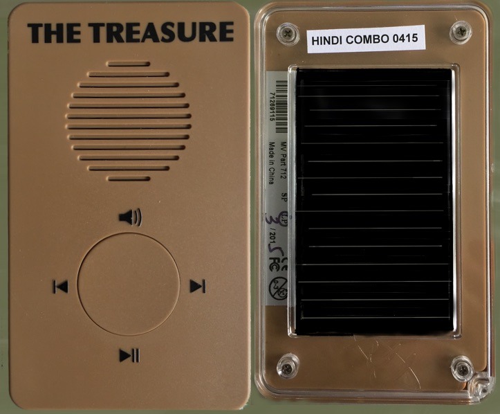 The Treasure - a solar powered audio Bible in many languages