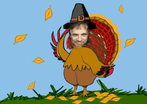 Singer songwriter and children's writer, Tony Funderburk shares a special photo of himself for Thanksgiving 2012