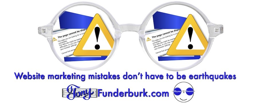 Website marketing mistakes