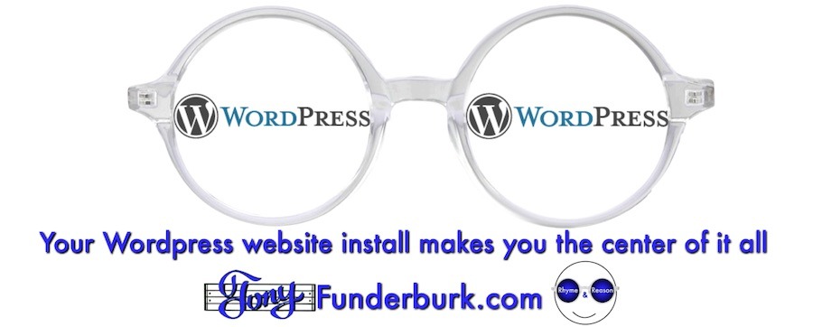 A WordPress website install makes you the center of it all